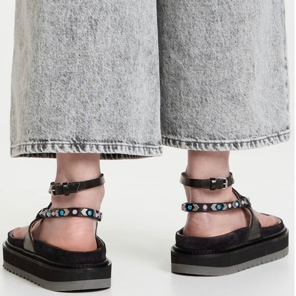 🎀 SSENSE AUTHENTIC Isabel Marant Ellham sandals 39 - Picture 4 of 11